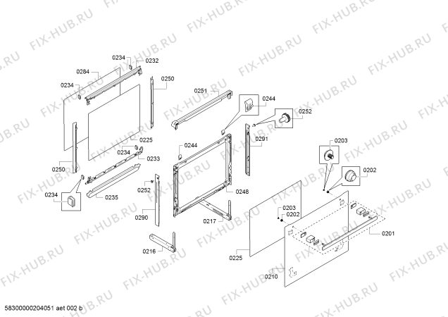 Схема №2 HRG8769C6 с изображением Инструкция по эксплуатации для плиты (духовки) Bosch 18037905
