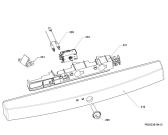 Схема №1 EUF2702DOX с изображением Кнопка для холодильной камеры Aeg 2426464067