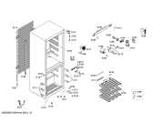 Схема №1 KGV36X47 с изображением Дверь морозильной камеры для холодильной камеры Bosch 00686627