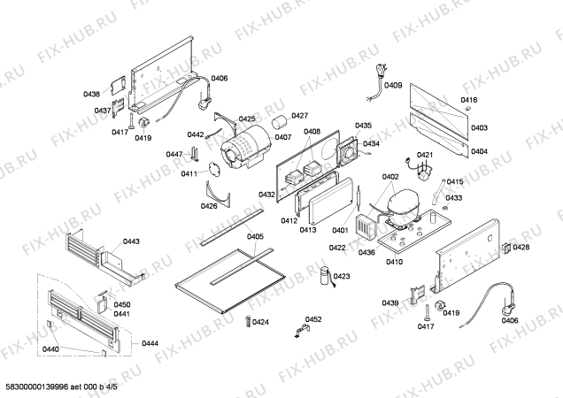Схема №1 T18IW800SP с изображением Вентиляционная решетка для холодильника Bosch 00607112