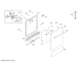 Схема №2 SN26N080TR с изображением Передняя панель для посудомойки Siemens 11015790