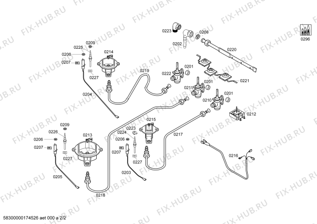 Взрыв-схема плиты (духовки) Siemens EC64151DQ Siemens - Схема узла 02