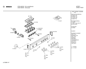 Схема №1 HEN102N с изображением Панель управления для плиты (духовки) Bosch 00351273