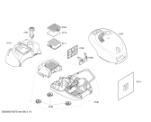 Схема №1 VS06G2000 synchropower 2000 W с изображением Крышка для электропылесоса Siemens 00442636