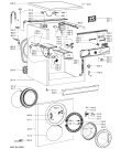 Схема №1 AWO/D 5720/ с изображением Блок управления для стиральной машины Whirlpool 480111105164