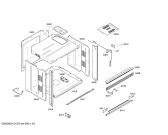Схема №1 BO211130 с изображением Панель управления для электропечи Bosch 00642585