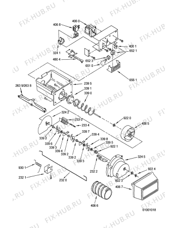 Схема №2 ART 710 с изображением Дверка для холодильника Whirlpool 481244268957