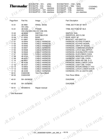 Схема №4 SCD302ZP с изображением Программатор для духового шкафа Bosch 00368777