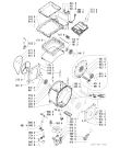 Схема №2 AWE 8523 с изображением Обшивка для стиральной машины Whirlpool 481245214602