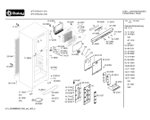 Схема №1 3FF4735A с изображением Дверь для холодильной камеры Bosch 00240799