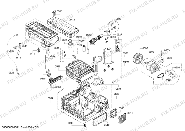 Схема №2 WTW86570NL с изображением Панель управления для сушилки Bosch 00702762