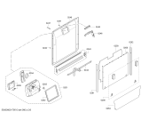 Схема №1 SMI50E56EU с изображением Набор кнопок для посудомойки Bosch 00615052