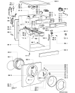 Схема №1 AWM 302 с изображением Клавиша для стиральной машины Whirlpool 481941258774