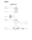 Схема №2 BL850D40/JNA с изображением Корпусная деталь для электроблендера Tefal MS-650324