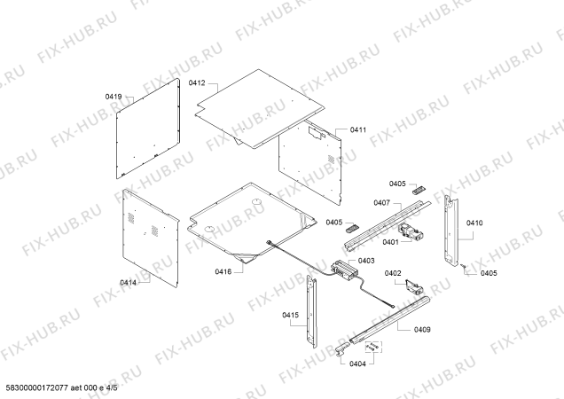 Схема №1 BSP251130 с изображением Внешняя дверь для плиты (духовки) Bosch 00689582