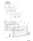 Схема №2 FD88CALU (F023992) с изображением Панель для плиты (духовки) Indesit C00074972