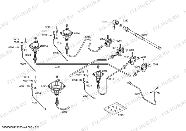 Схема №1 NGT635RIL с изображением Столешница для электропечи Bosch 00608681