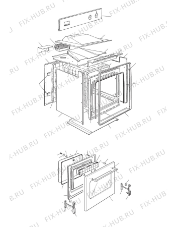 Схема №1 DMFPS с изображением Тэн для электропечи DELONGHI 062083004