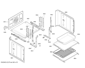 Схема №2 3HDS530X h.ba.ind.mltf.inx.pta_cr.worktop.touch с изображением Передняя часть корпуса для плиты (духовки) Bosch 00664941