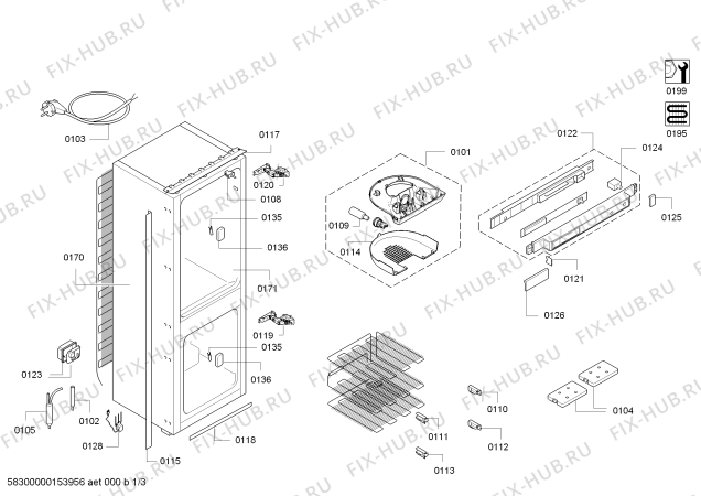 Схема №1 KIS34A51FF с изображением Дверь для холодильной камеры Siemens 00476400