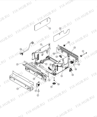 Схема №1 D5436XLSOFFSW (492575, DW16.1) с изображением Винтик для посудомоечной машины Gorenje 704581