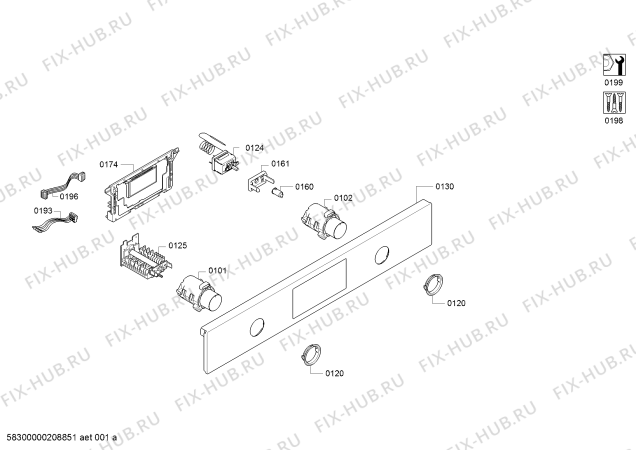 Схема №3 3HB5358B0 с изображением Переключатель режимов для электропечи Bosch 12019359