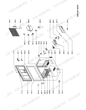 Схема №1 GTMH 3049/2 SPC с изображением Регулятор для холодильной камеры Whirlpool 481928228666