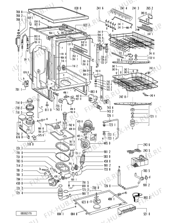 Схема №1 GSF ATLANTIC TW-WS с изображением Обшивка для посудомоечной машины Whirlpool 481245371209