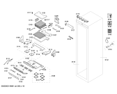 Схема №1 G7261X0 с изображением Вставная полка для холодильной камеры Bosch 00677040