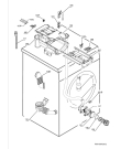 Схема №1 EWF1486GDW с изображением Декоративная панель для стиральной машины Aeg 1328458300