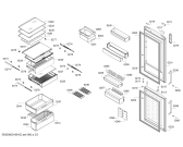 Схема №3 KGN57PI26N с изображением Дверь морозильной камеры для холодильной камеры Bosch 00773556