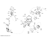 Схема №1 SHX46L06UC Bosch с изображением Набор кнопок для посудомоечной машины Bosch 00498441