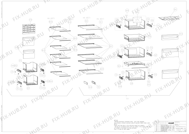 Схема №2 GN162320X (7287548782) с изображением Всякое для холодильника Beko 5798410100