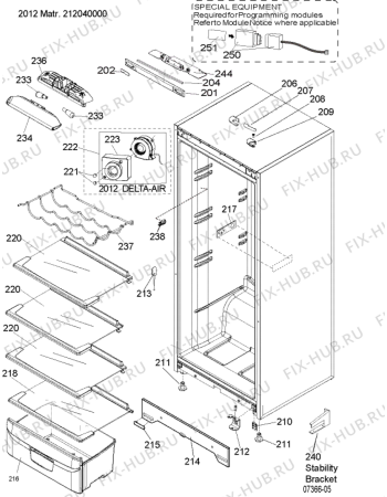 Схема №1 SIAA22VSY (F077469) с изображением Дверка для холодильной камеры Indesit C00297232