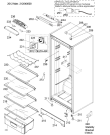 Схема №1 SIAA22VY (F077468) с изображением Дверь для холодильника Indesit C00297109