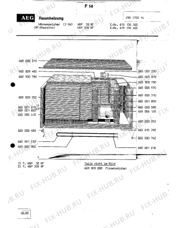 Взрыв-схема посудомоечной машины Aeg WAESP WE 2003 - Схема узла Section0