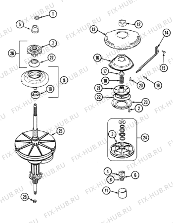 Схема №2 AAV2200AGW (F092088) с изображением Стойка для электропосудомоечной машины Indesit C00374637