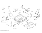 Схема №3 SKS50E01RU с изображением Корпус для посудомоечной машины Bosch 00686792