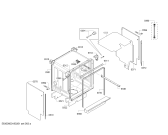 Схема №1 SGE53U52UC SilencePlus 46dBA с изображением Передняя панель для посудомоечной машины Bosch 11012070