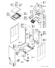 Схема №1 AWT 5108/1 с изображением Обшивка для стиральной машины Whirlpool 481245212077