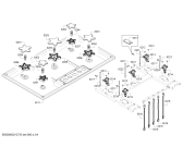 Схема №1 SGSP365TS Thermador с изображением Варочная панель для духового шкафа Bosch 00776633