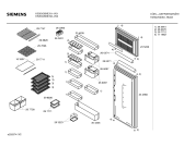 Схема №1 KS35V20NE с изображением Декоративная планка для холодильной камеры Siemens 00266274