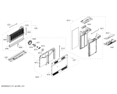 Схема №1 BD2065W2VN с изображением Дверь морозильной камеры для холодильной камеры Bosch 00778096