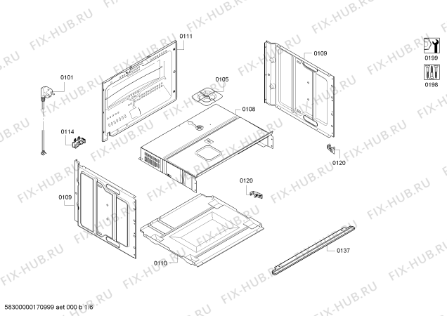 Схема №1 HBC33B550W с изображением Переключатель режимов для плиты (духовки) Bosch 12005689