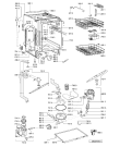 Схема №1 ADL 448/1 с изображением Панель для посудомойки Whirlpool 480140101312