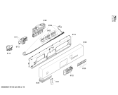 Схема №2 SF54T562EU с изображением Передняя панель для посудомойки Siemens 00704634