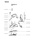 Схема №1 FV5246E1/23 с изображением Рукоятка для утюга (парогенератора) Tefal CS-00118054