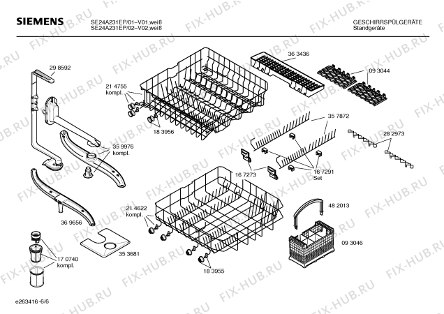 Схема №1 SE24A231EP с изображением Панель управления для посудомоечной машины Siemens 00433718