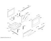 Схема №1 PHCB855221 с изображением Стеклокерамика для электропечи Bosch 00710754