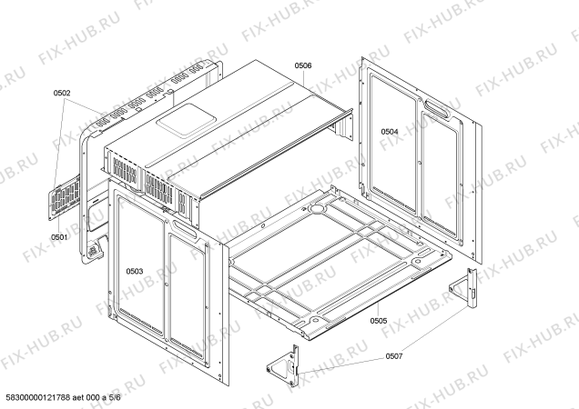 Схема №1 HBN33R551 с изображением Кронштейн для духового шкафа Bosch 00421811
